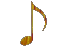 Fire Spinning Musical Note